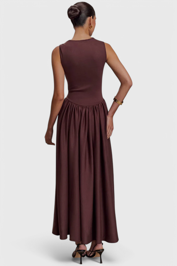 VERONA | Vestido Midi con Escote Cuadrado