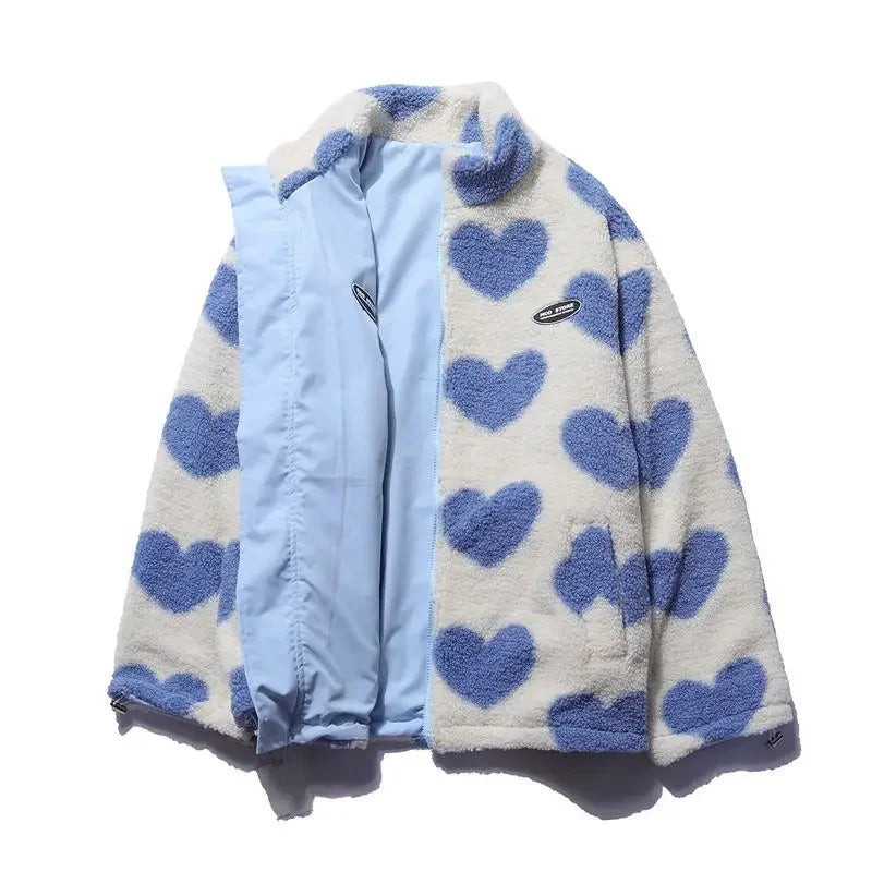 Katharina | Chaqueta reversible de corazones