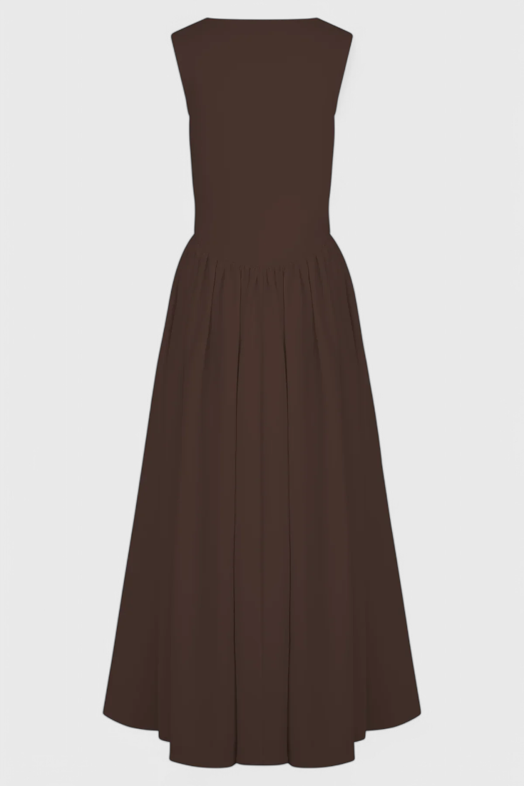 VERONA | Vestido Midi con Escote Cuadrado