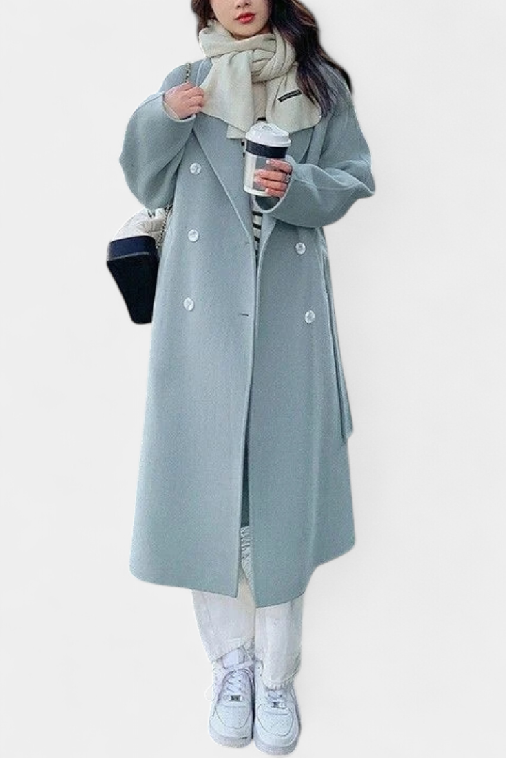 NADIANA | Trench Largo con Diseño Atemporal