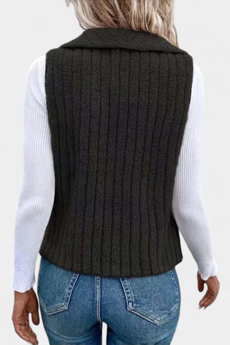 ALANNI | Cárdigan Casual con Textura Acogedora