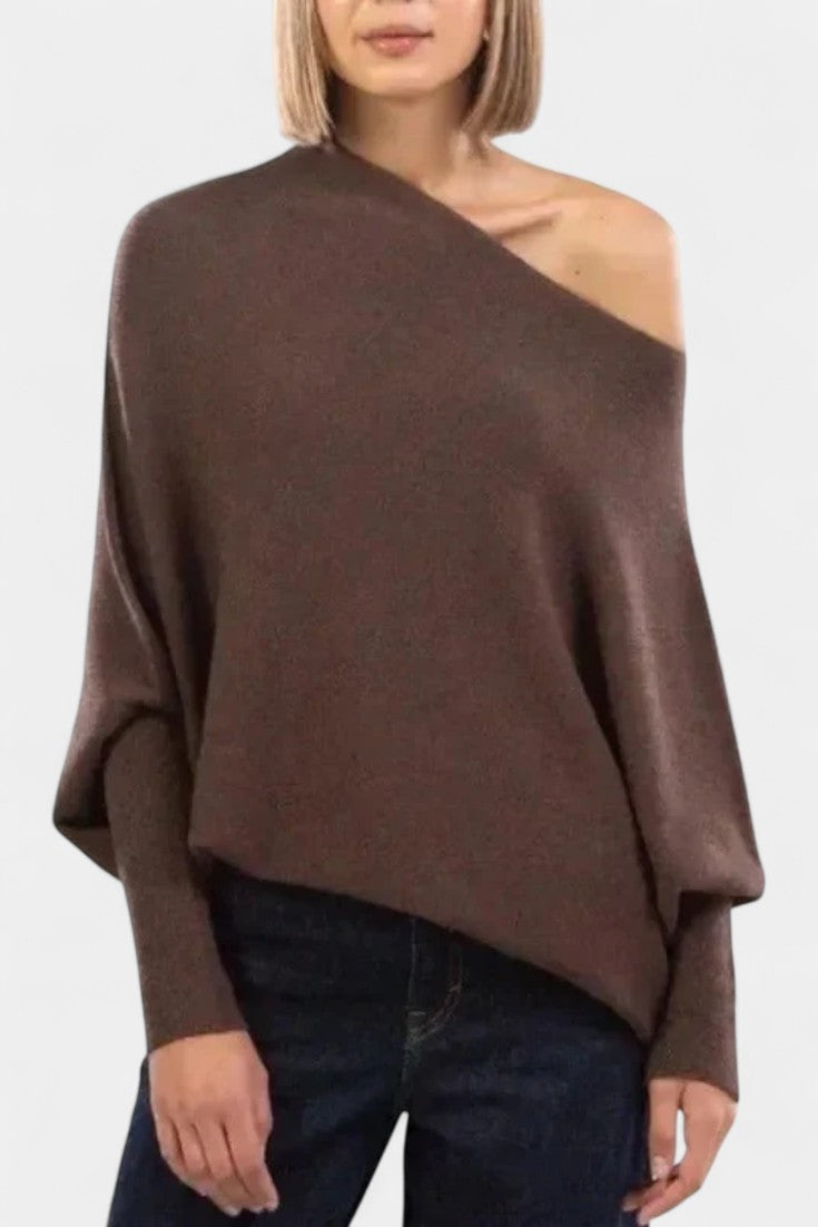 ANNA | Suéter de Invierno Off-Shoulder