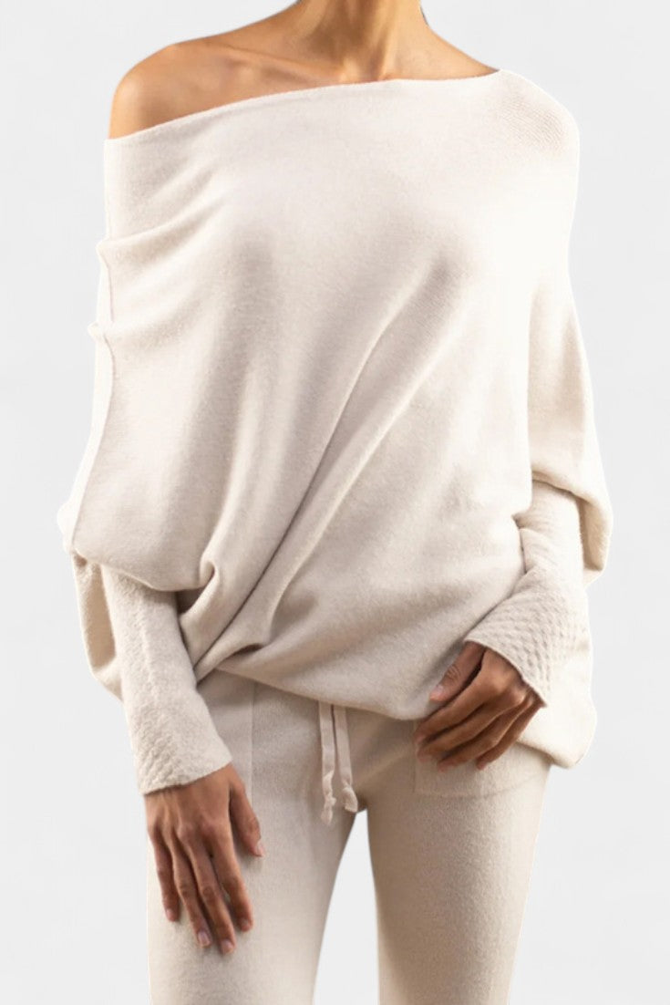 ANNA | Suéter de Invierno Off-Shoulder