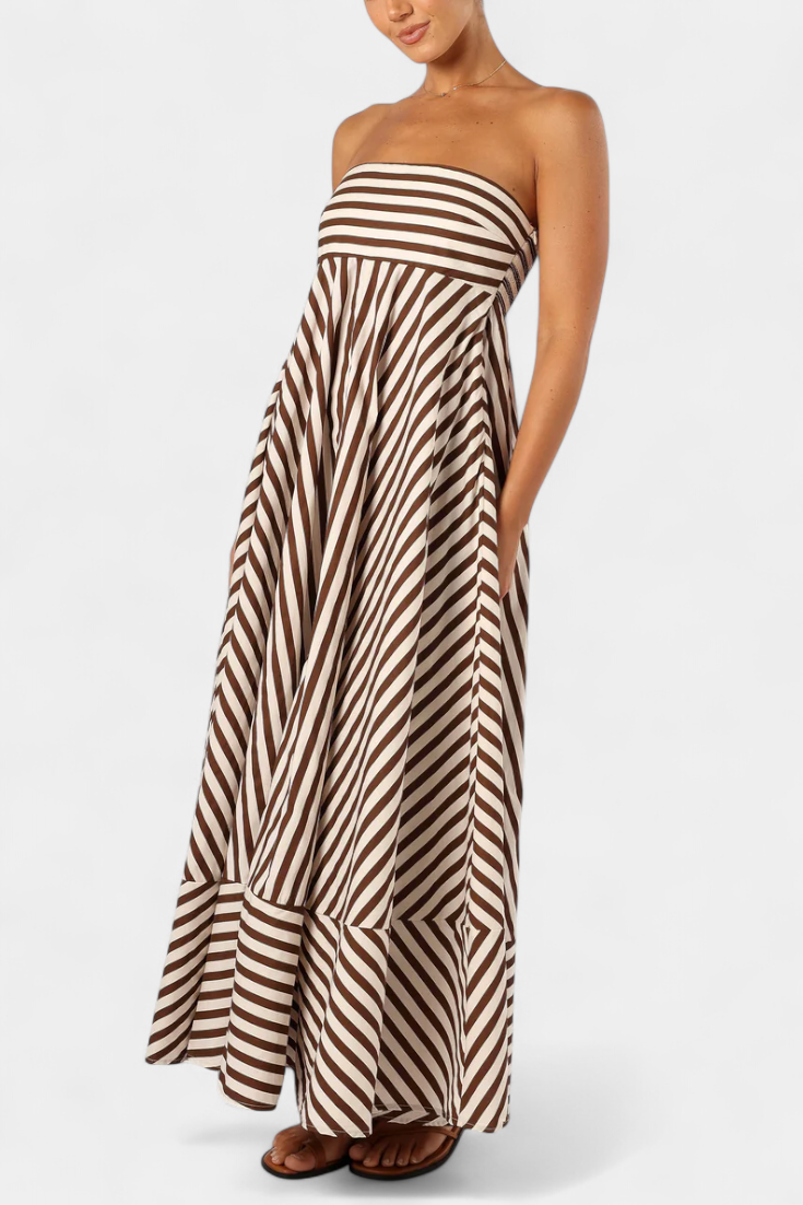 ROSA | Vestido Fruncido Convertible con Encanto Nocturno