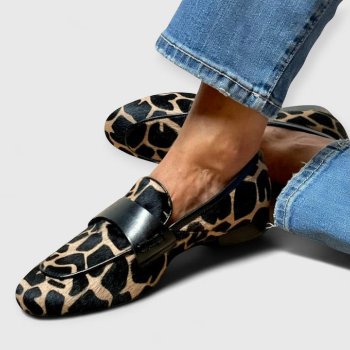 Lena | Elegantes Zapatos de Leopardo