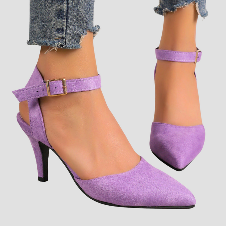 Nicolás | Tacones ortopédicos de confort con doble correa