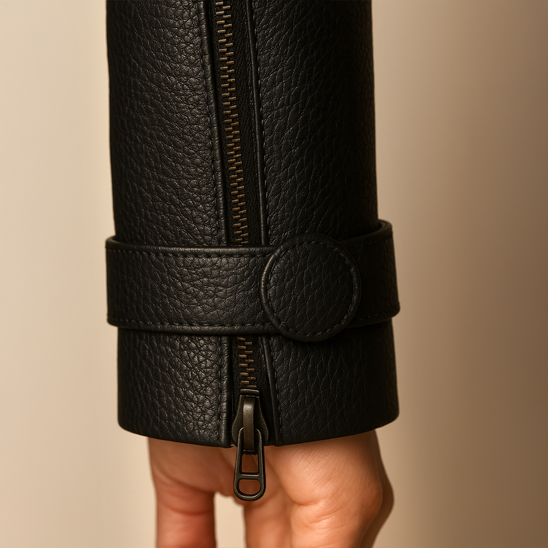 Victoria | Elegante Abrigo de Cuero