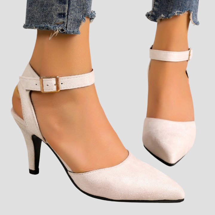 Nicolás | Tacones ortopédicos de confort con doble correa