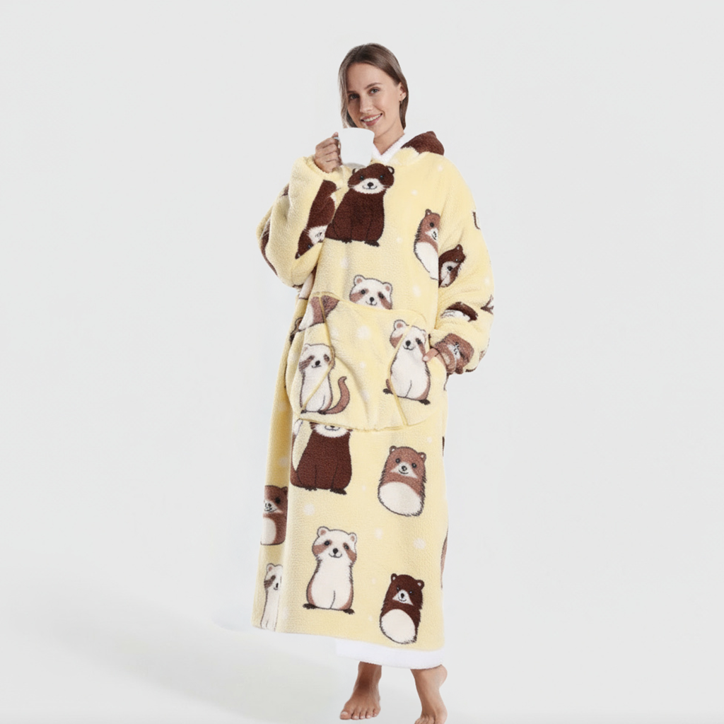 CozyHood | La manta-hoodie que te abraza todo el invierno