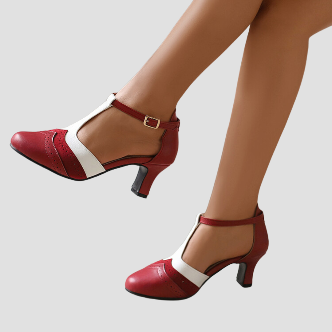 NATASHA | Tacones Vintage Ortopédicos con Estilo