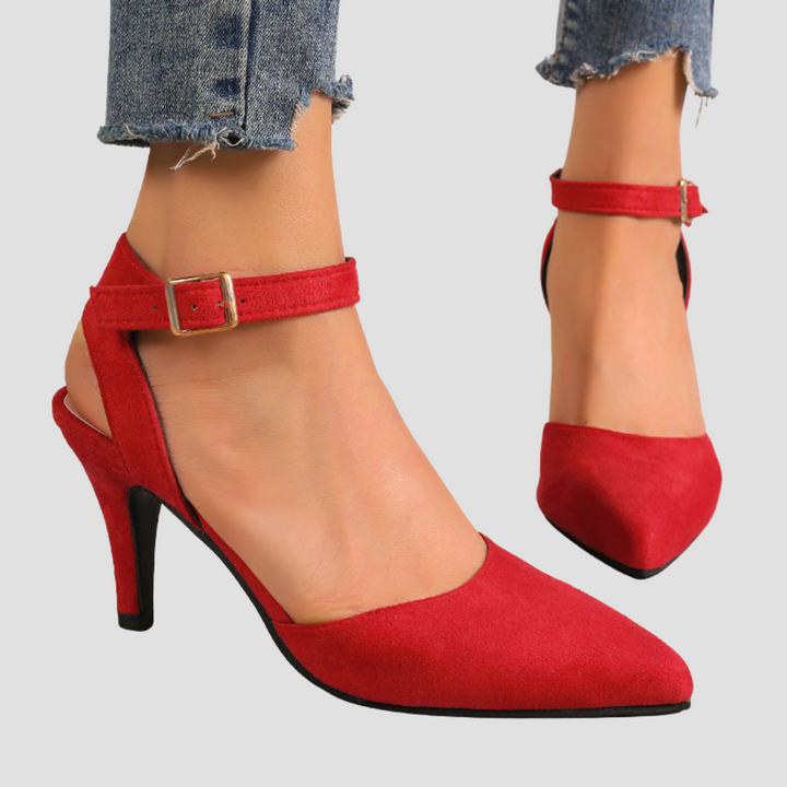 Nicolás | Tacones ortopédicos de confort con doble correa