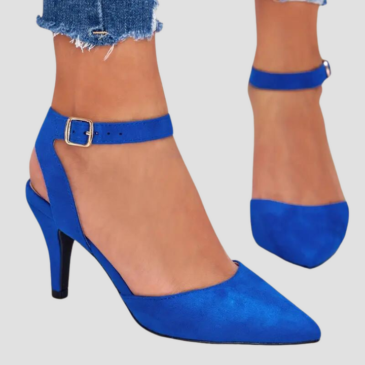 Nicolás | Tacones ortopédicos de confort con doble correa