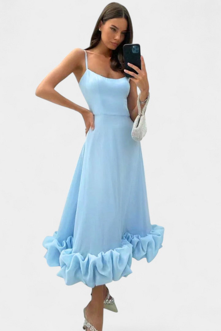 SELA | Vestido Maxi Fluyente