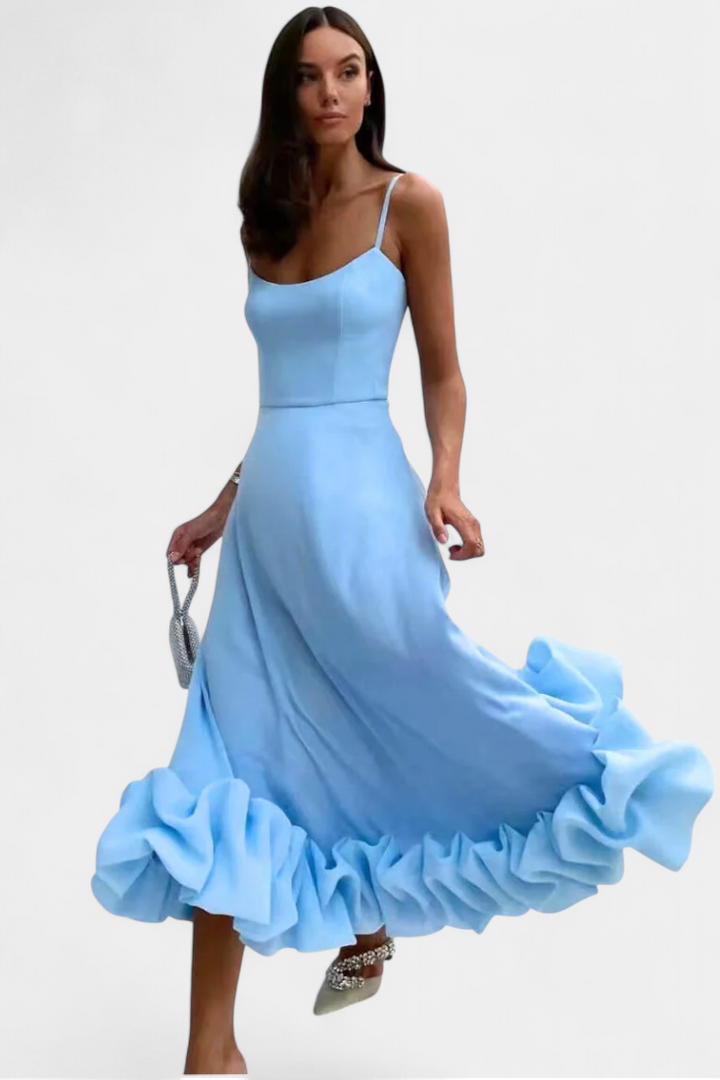 SELA | Vestido Maxi Fluyente