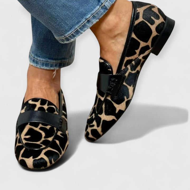 Lena | Elegantes Zapatos de Leopardo