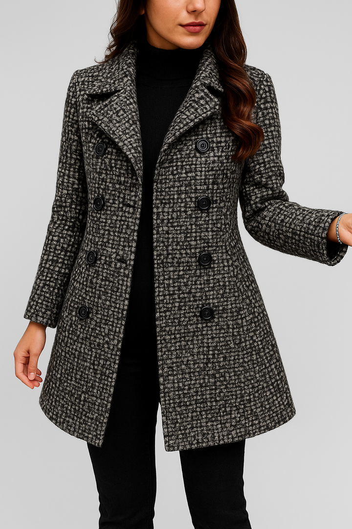 Veloria | Abrigo de lana elegante para mujer