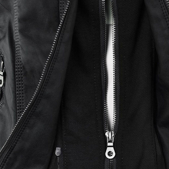 Mónica™ | Chaqueta de Cuero Estilo Urbano