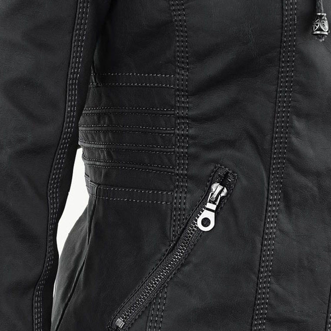 Mónica™ | Chaqueta de Cuero Estilo Urbano