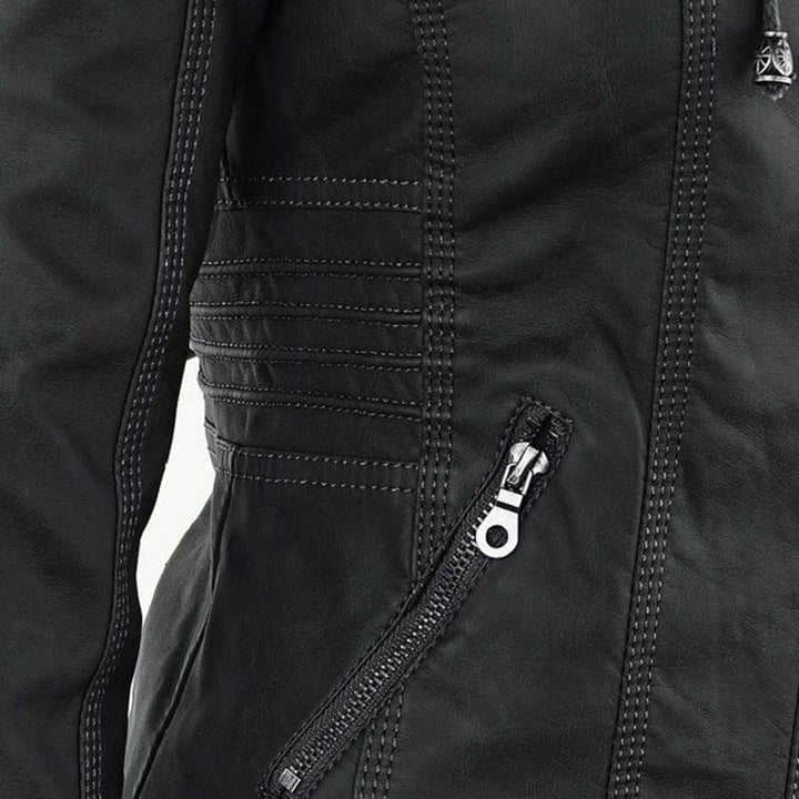 Mónica™ | Chaqueta de Cuero Estilo Urbano