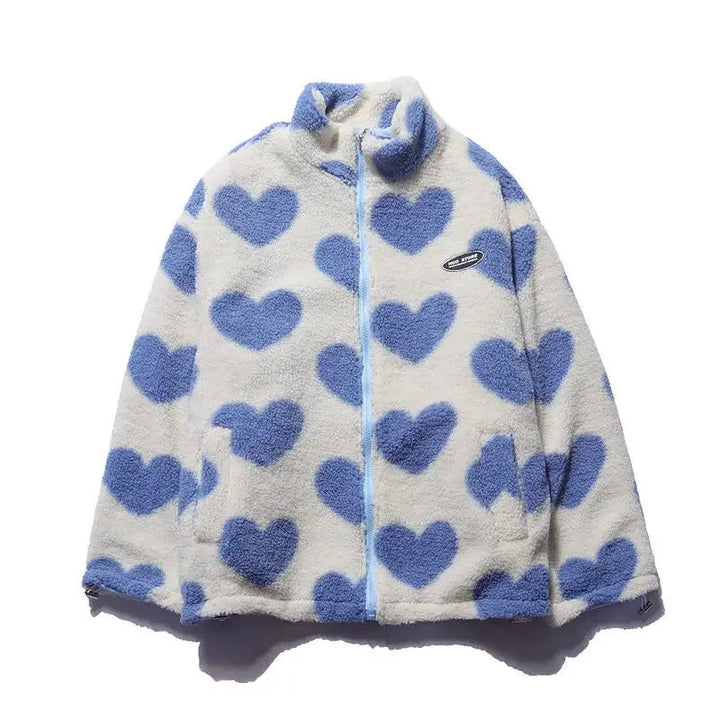 Katharina | Chaqueta reversible de corazones