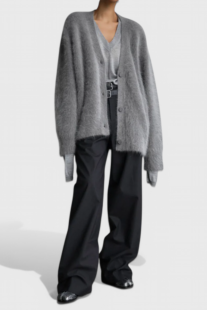 DANIELA | Suave Cardigan de Mezcla de Cachemira