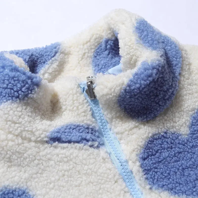 Katharina | Chaqueta reversible de corazones