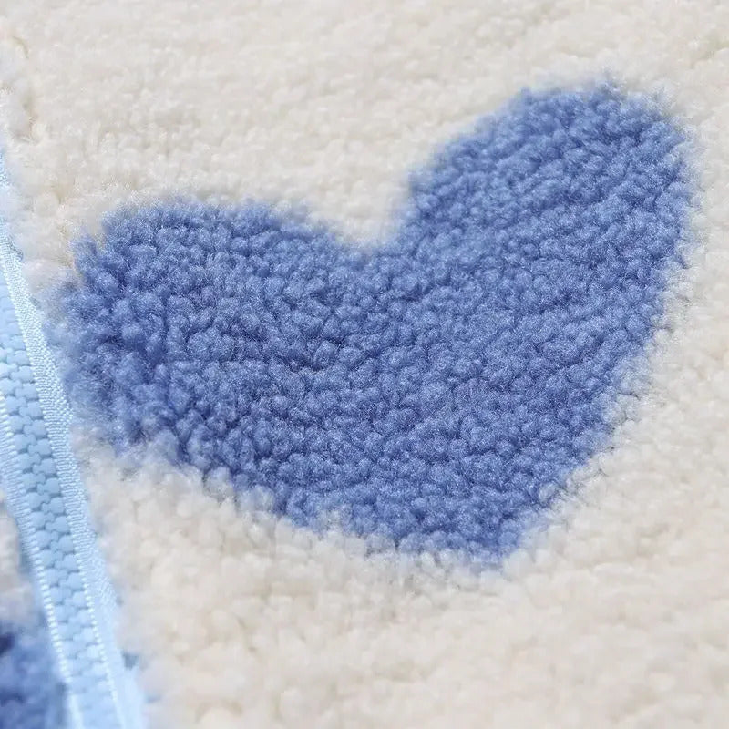 Katharina | Chaqueta reversible de corazones