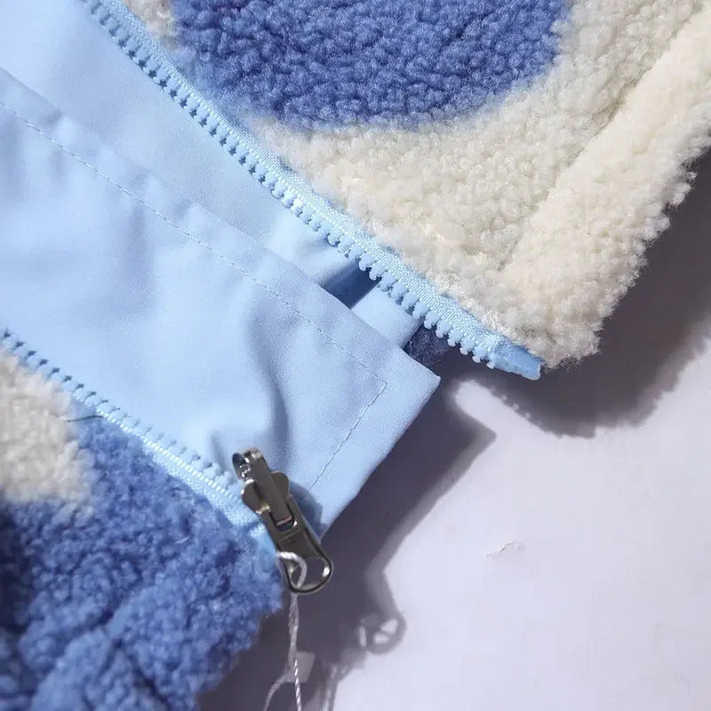 Katharina | Chaqueta reversible de corazones