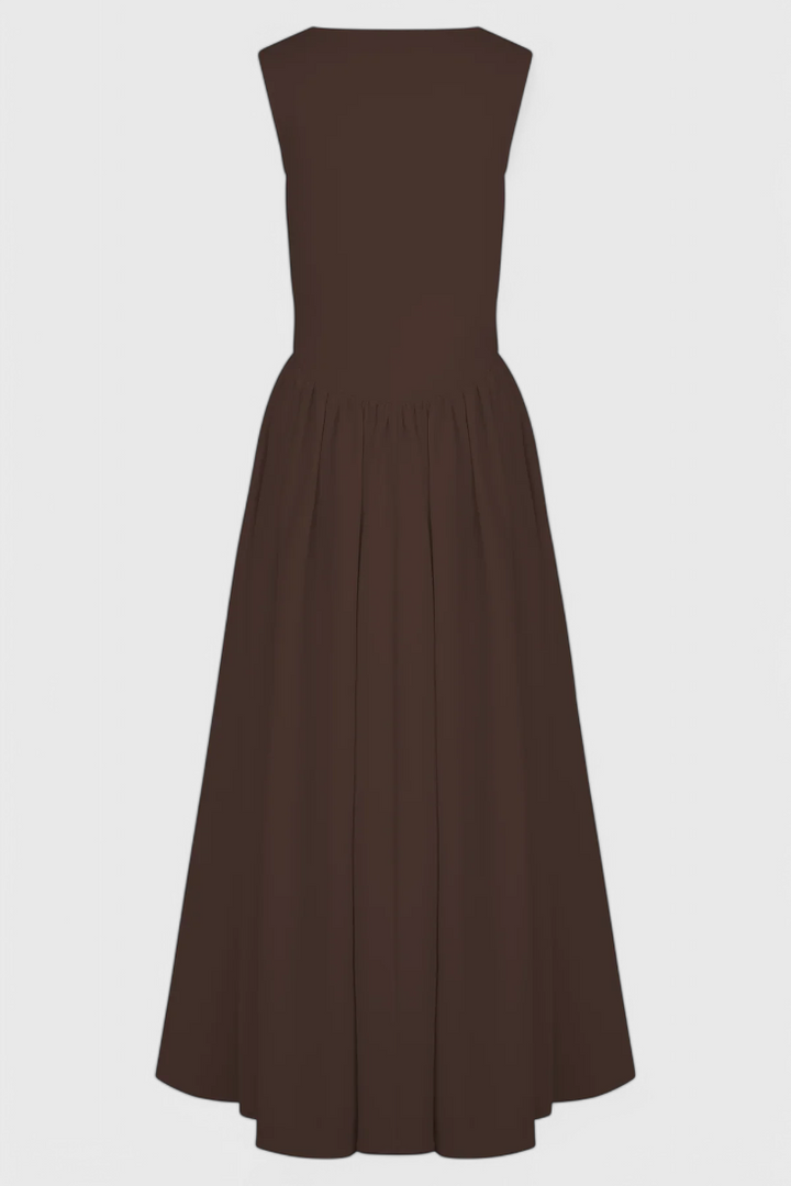 VERONA | Vestido Midi con Escote Cuadrado