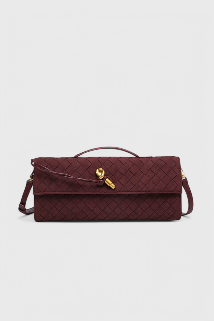 Melanie Bolso de Hombro Clásico de Ante