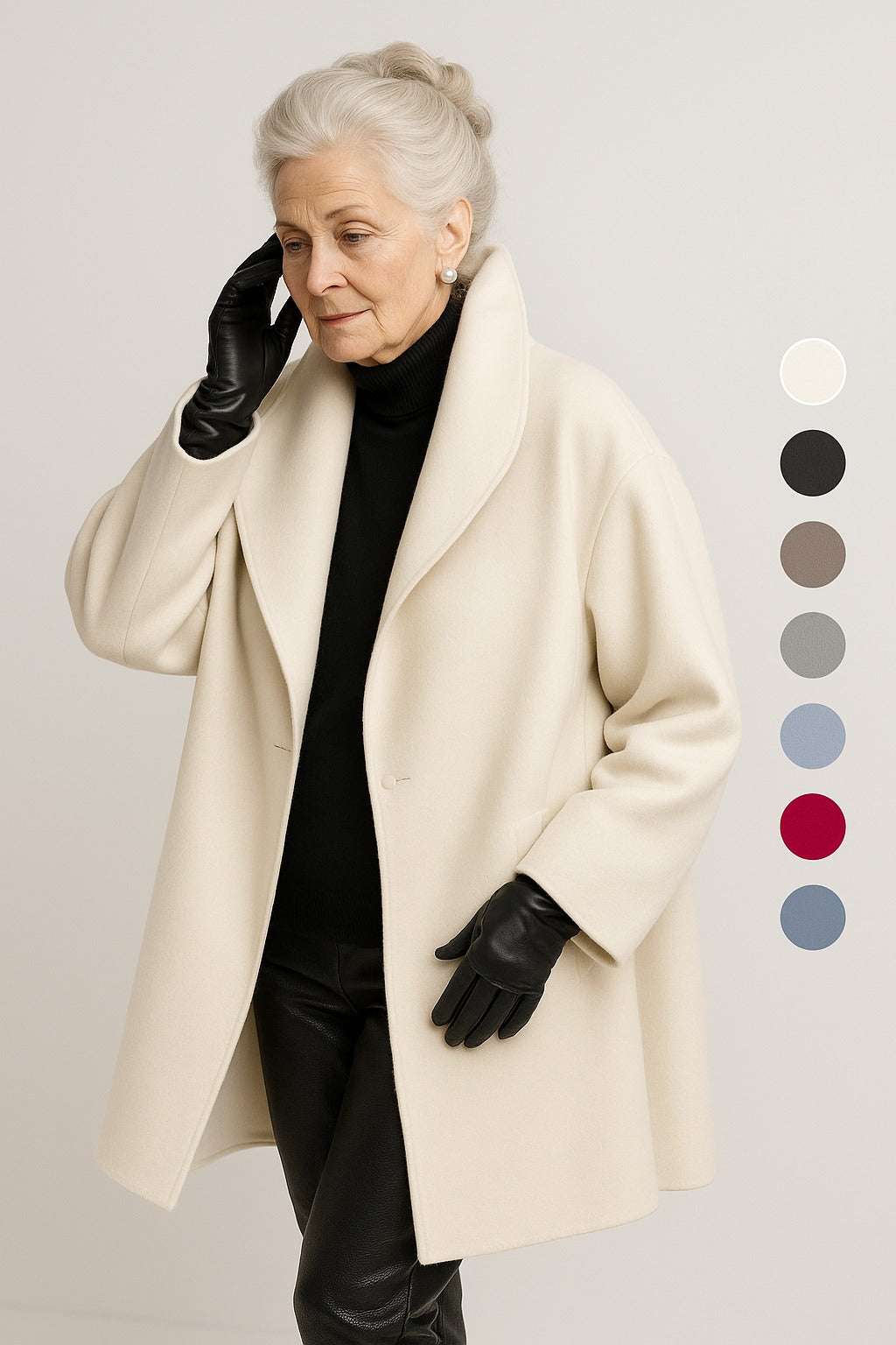 Juana | Elegante abrigo de otoño
