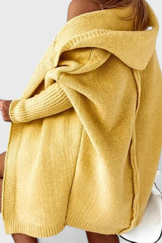 LOVISA | Cárdigan de Punto con Capucha Oversized