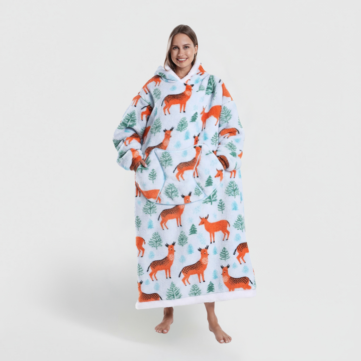 CozyHood | La manta-hoodie que te abraza todo el invierno