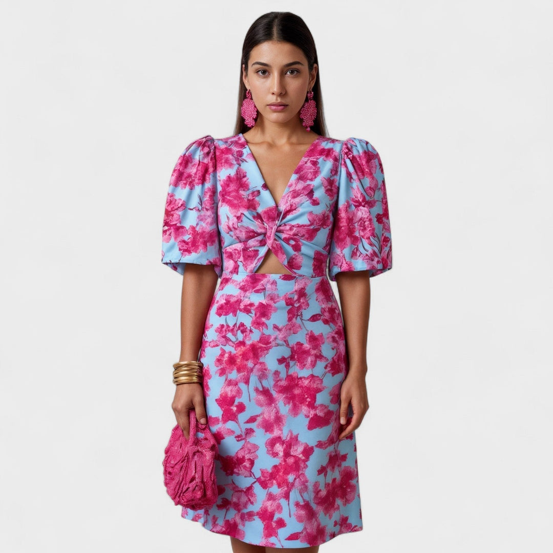 Lily – Vestido Fuego Tropical