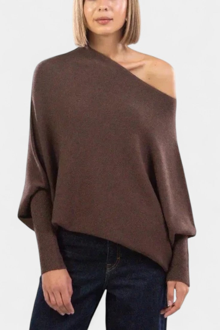 ANNA | Suéter de Invierno Off-Shoulder