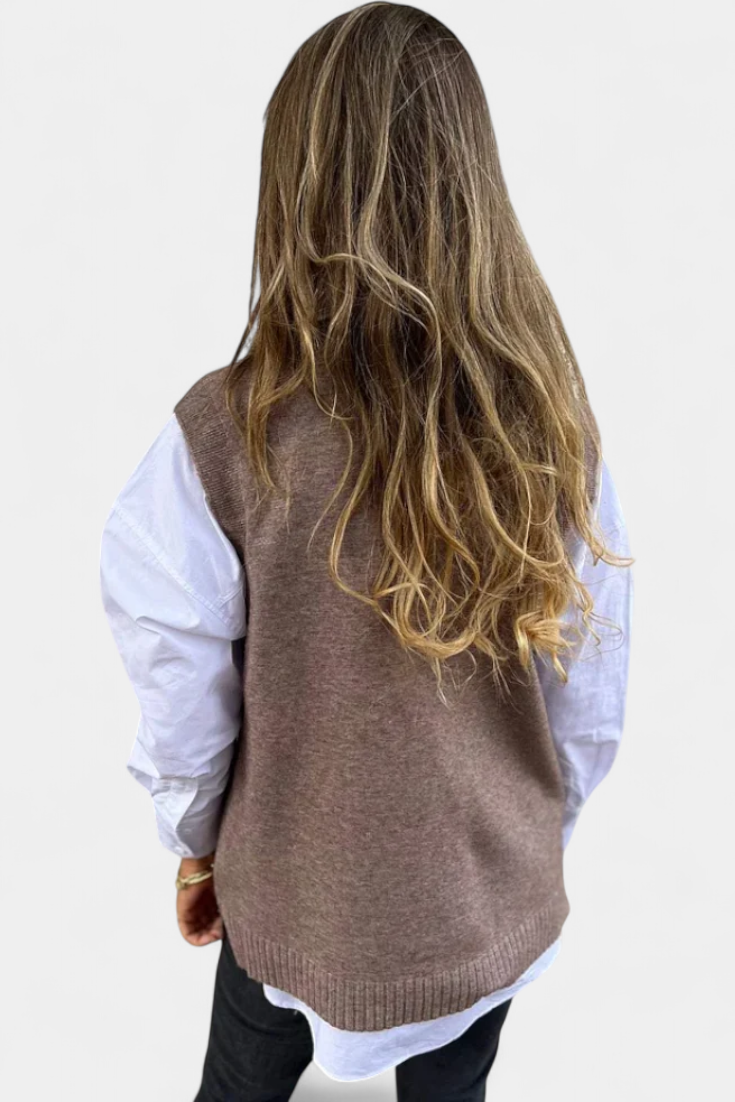 MAIREAD | Chaqueta de Punto con Escote en V