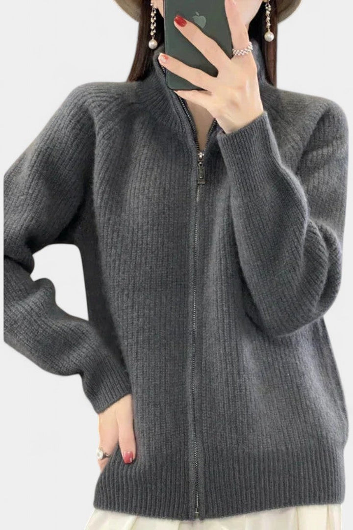 CHELSEA | Cárdigan de Punto con Cremallera
