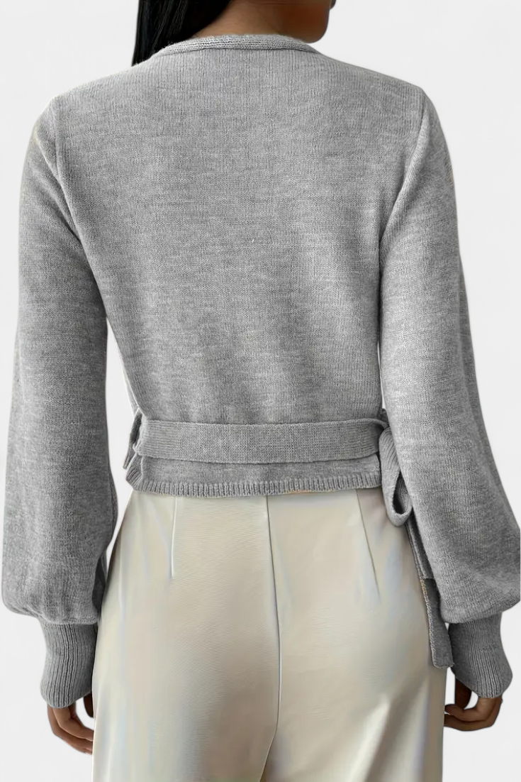 PERSEPHONE | Suéter con Tirantes Cruzados y Cuello en V