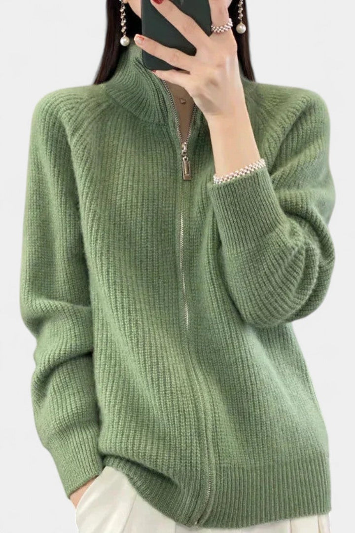 CHELSEA | Cárdigan de Punto con Cremallera