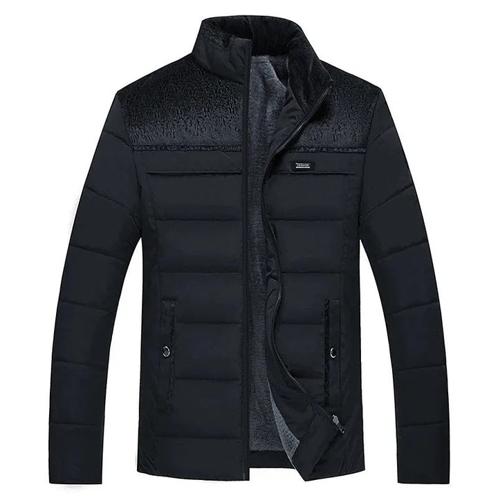 Chaqueta de Invierno Clásica con Forro de Polar Cálido – Elegante y Confortable