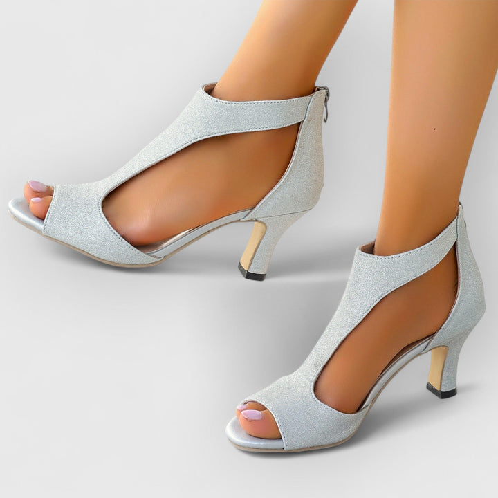 Nessa | Sandalias ortopédicas con tacón y corte