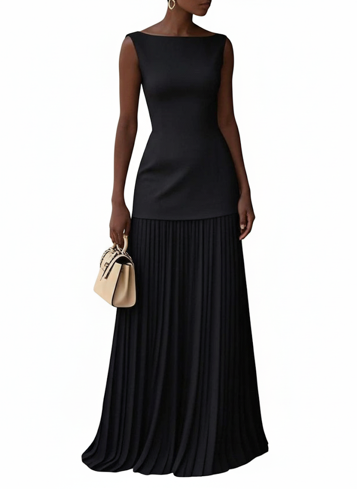 KAREN | Vestido Largo Sin Mangas